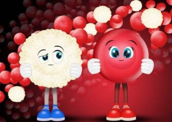 White blood cells are part of the body's immune system